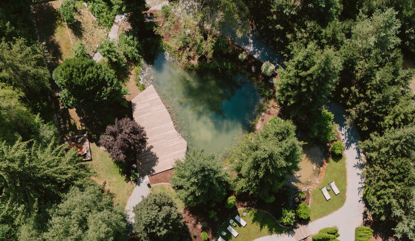 Hotel mit Garten Tiroler Oberland, inkl. Schwimmbiotop 
