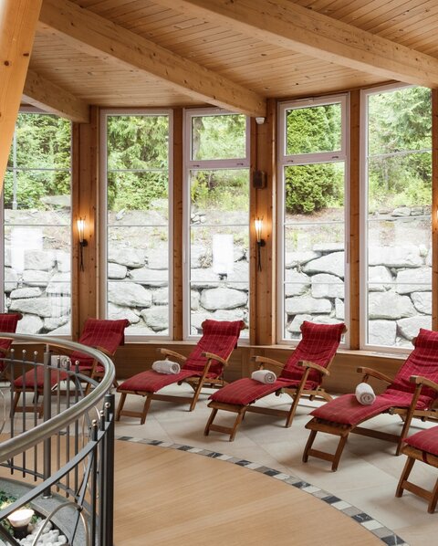 Saunen & Ruheräume im Wellnessresort Tiroler Oberland