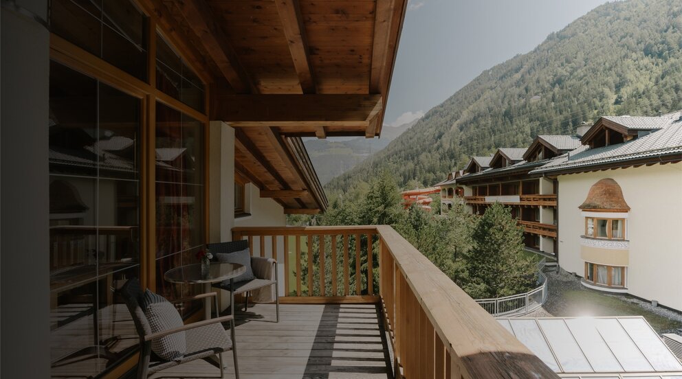Familienfreundliches Zimmer Tirol im Familienhotel Ried